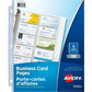 Avery Business Card Pages