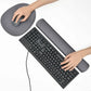 DAC&reg; MP-114 Super-Gel Straight Edge Keyboard Palm Support, Grey - 02087
