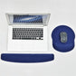 DAC&reg; MP-123 Super-Gel "Racetrack" Mouse Pad with Palm Support, Blue - 02121