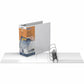QuickFit View Binder, 3-Ring Binder, Angle D Ring, 4 Inch, White - 8706-00