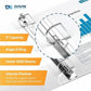 QuickFit View Binder, 3-Ring Binder, Angle D Ring, 5 Inch, White - 8707-00
