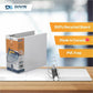 QuickFit View Binder, 3-Ring Binder, Angle D Ring, 5 Inch, White - 8707-00