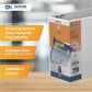 QuickFit View Binder, 3-Ring Binder, Angle D Ring, 5 Inch, White - 8707-00