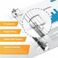 QuickFit View Binder, 3-Ring Binder, Angle D Ring, 5 Inch, White - 8707-00