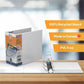 QuickFit View Binder, 3-Ring Binder, Angle D Ring, 5 Inch, White - 8707-00