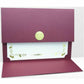 St. James&reg; Elite&trade; Medallion Fold Certificate Holders, Burgundy Linen with Gold Medallion, Pack of 5, 83533 - 83533