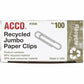 ACCO Recycled Paper Clips - A7072525
