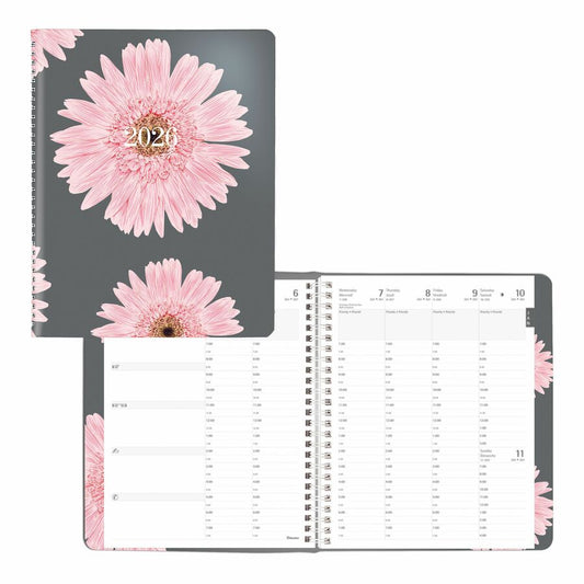 AGENDA WEEK.1W/2P.8.5X6.75 BIL.PINkK