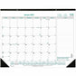 Blueline EcoLogix Monthly Desk Pad Calendar, 22" x 17" , English