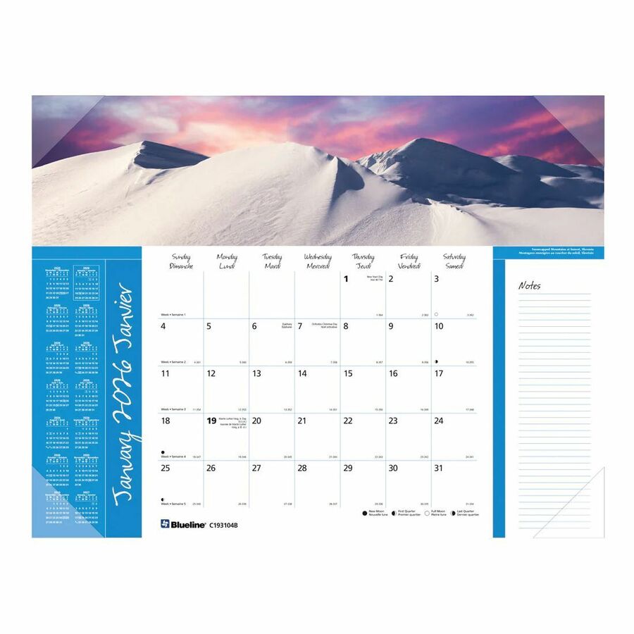 CALEN.DESKPAD MONTH.WORLD