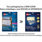 White Rectangle Labels with Sure Feed™ Technology Easy Peel&reg;, 2/3" x 1-3/4" , Permanent Adhesive, for Laser and Inkjet Printers - 05195