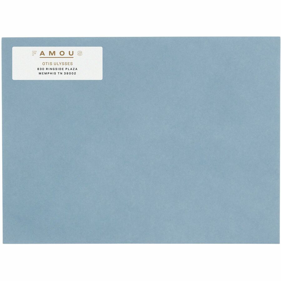 Avery&reg; White Rectangle Labels with Sure Feed&trade; TechnologyEasy Peel&reg;, 2/3" x 1-3/4" , for Laser and Inkjet Printers - 05195