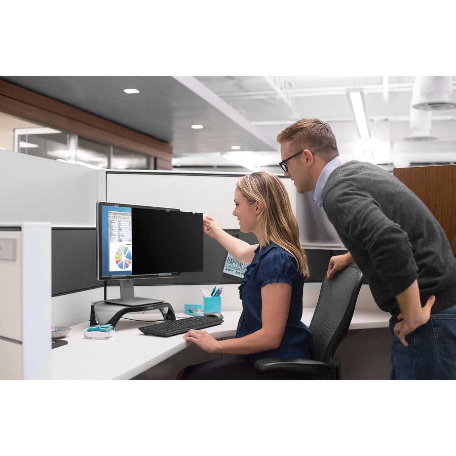 Fellowes PrivaScreen&trade; Blackout Privacy Filter - 22.0" Wide - 4801501