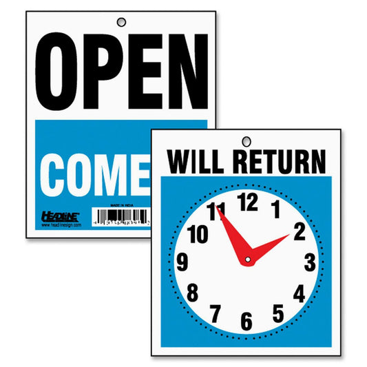 U.S. Stamp & Sign Will Return Sign with Clock Hand