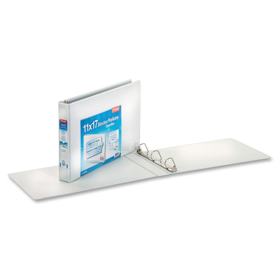Cardinal&reg; ClearVue Overlay Tabloid D-Ring Binder - 22122