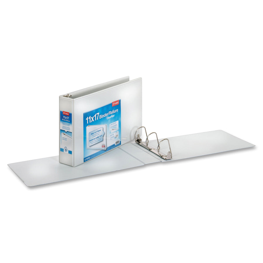 Cardinal ClearVue Overlay Tabloid D-Ring Binder - 22142