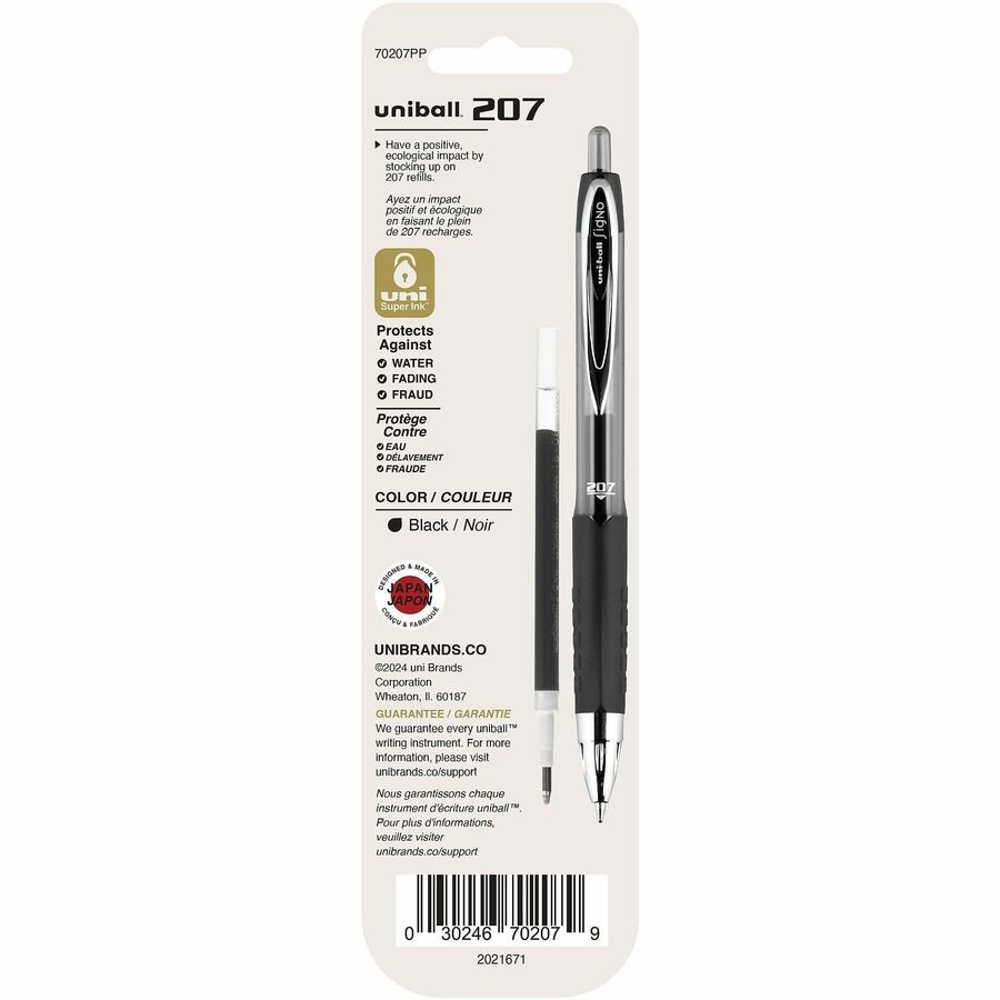 uniball&trade; 207 Retractable Gel Pen Refills - 70207PP