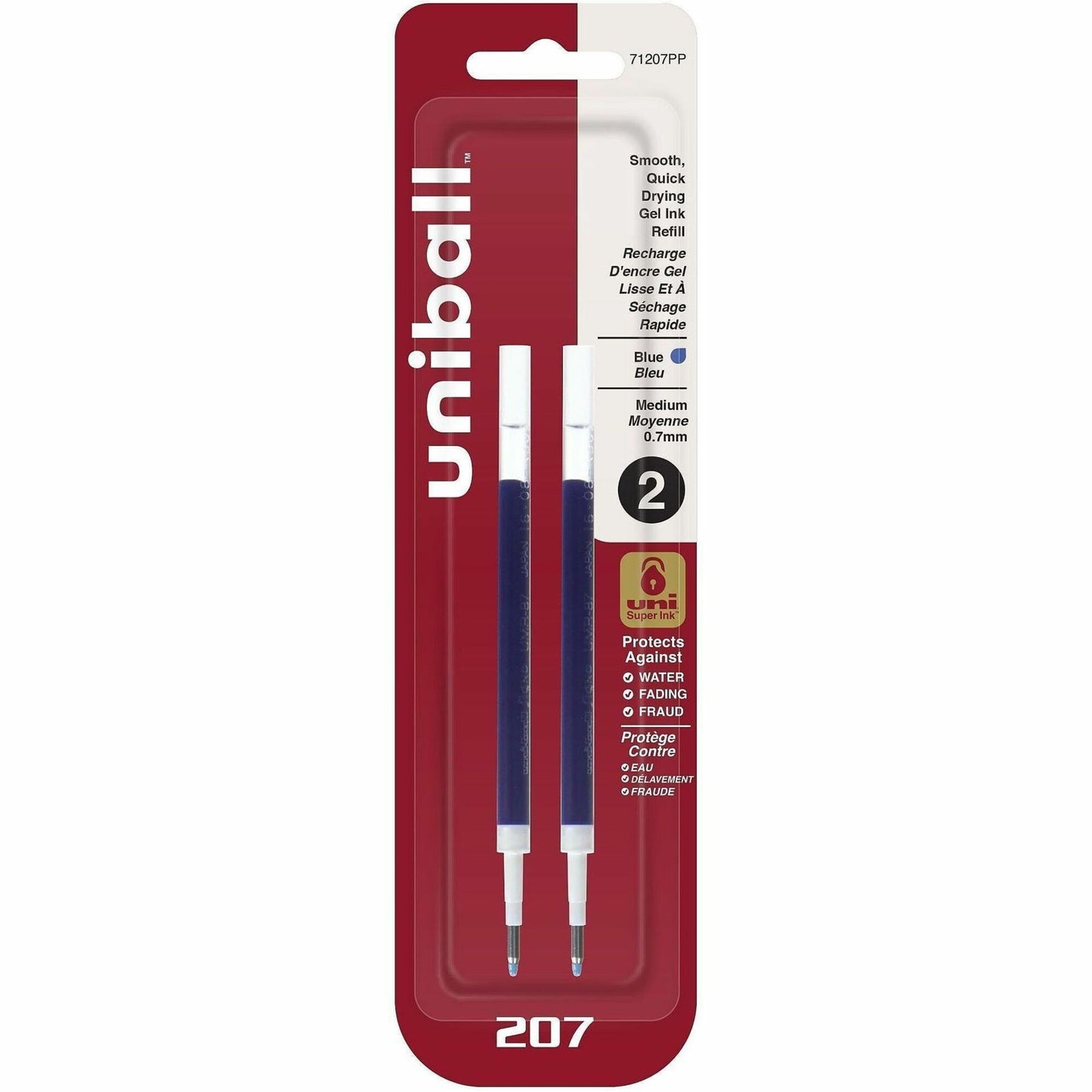 uniball 207 Retractable Gel Pen Refills