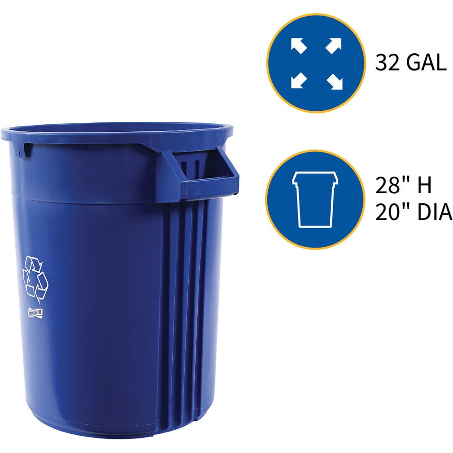 Genuine Joe Heavy-Duty Trash Container - 60464