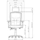 Lorell ErgoMesh Series Mesh High-Back Office Chair - 60324