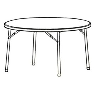 Lorell Ultra-Lite Banquet Folding Table - 60327