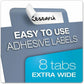 Cardinal Poly Divider with Adhesive Tabs - 84251