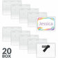 C-Line Laser/Inkjet Magnetic Name Badge Holder Kit - 92943