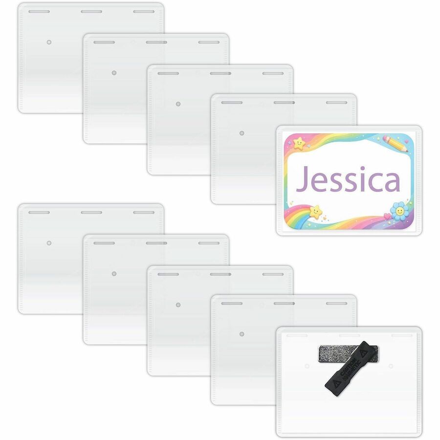 C-Line Laser/Inkjet Magnetic Name Badge Holder Kit - 92943