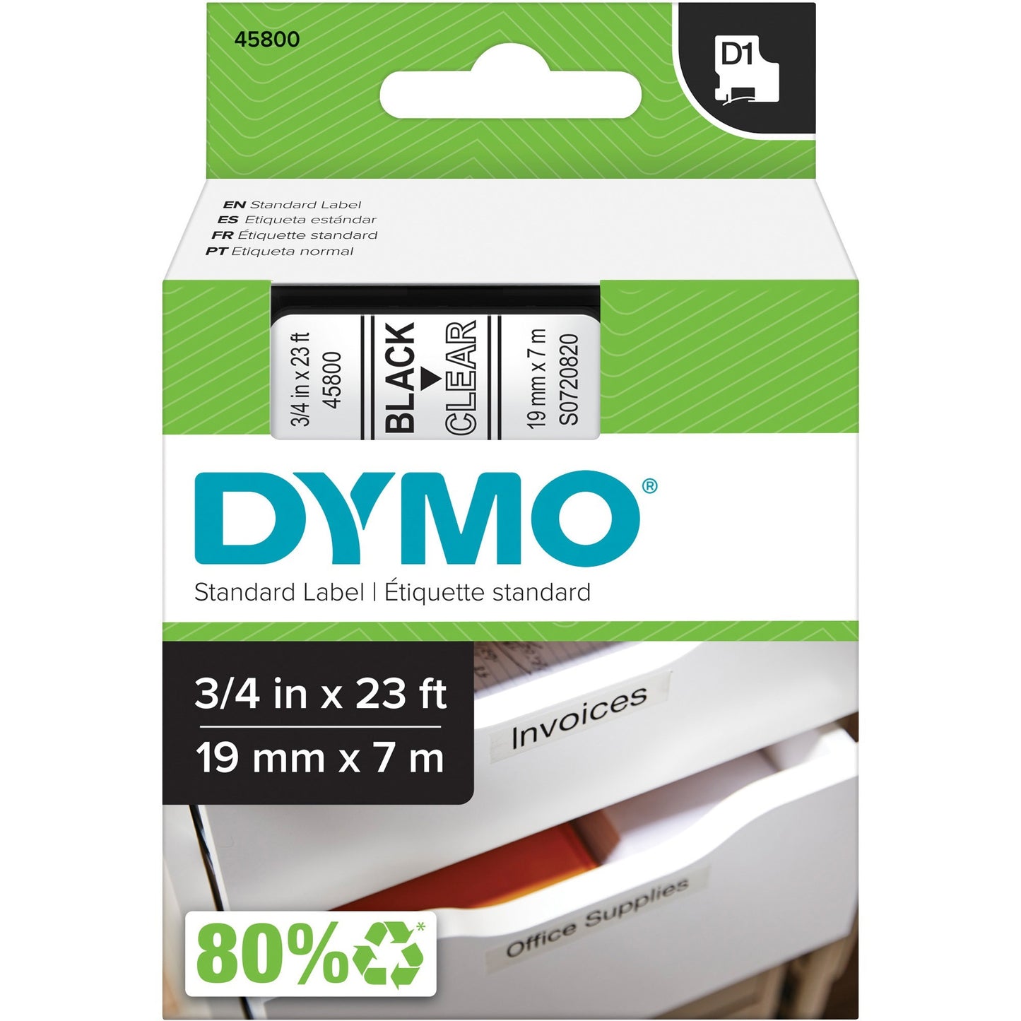 Dymo 45800 D1 Electronic Tape Cartridge
