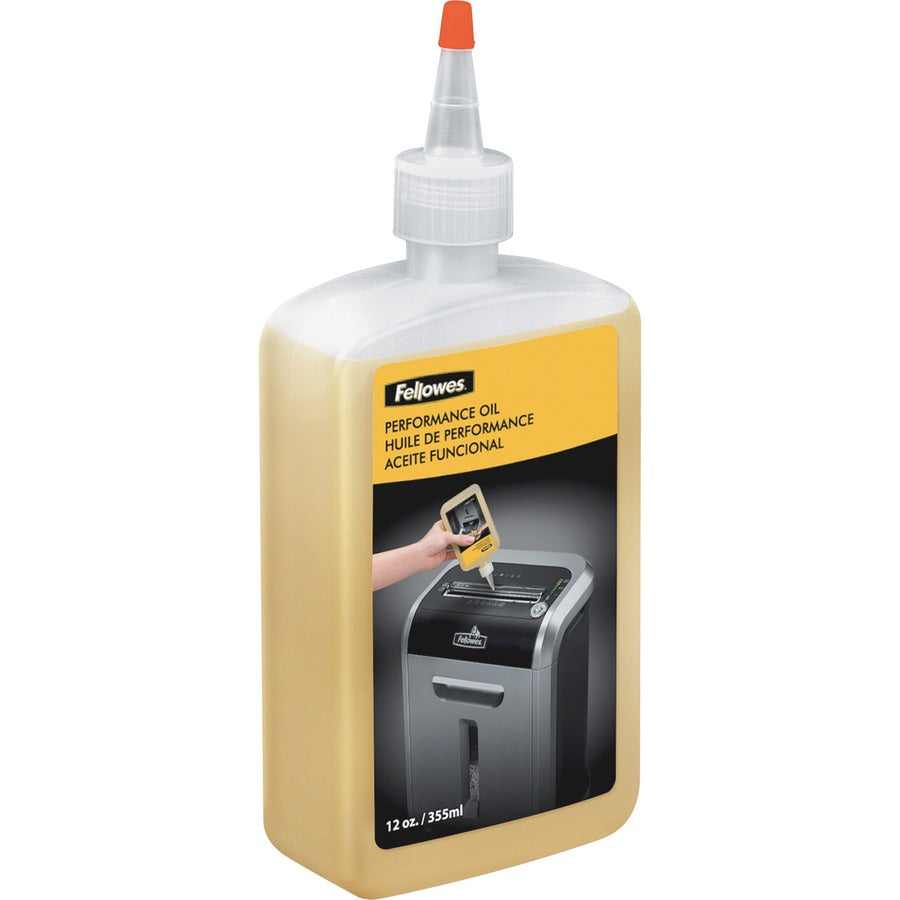 Fellowes Powershred&reg; Shredder Oil - 12 Oz. Bottle - 35250