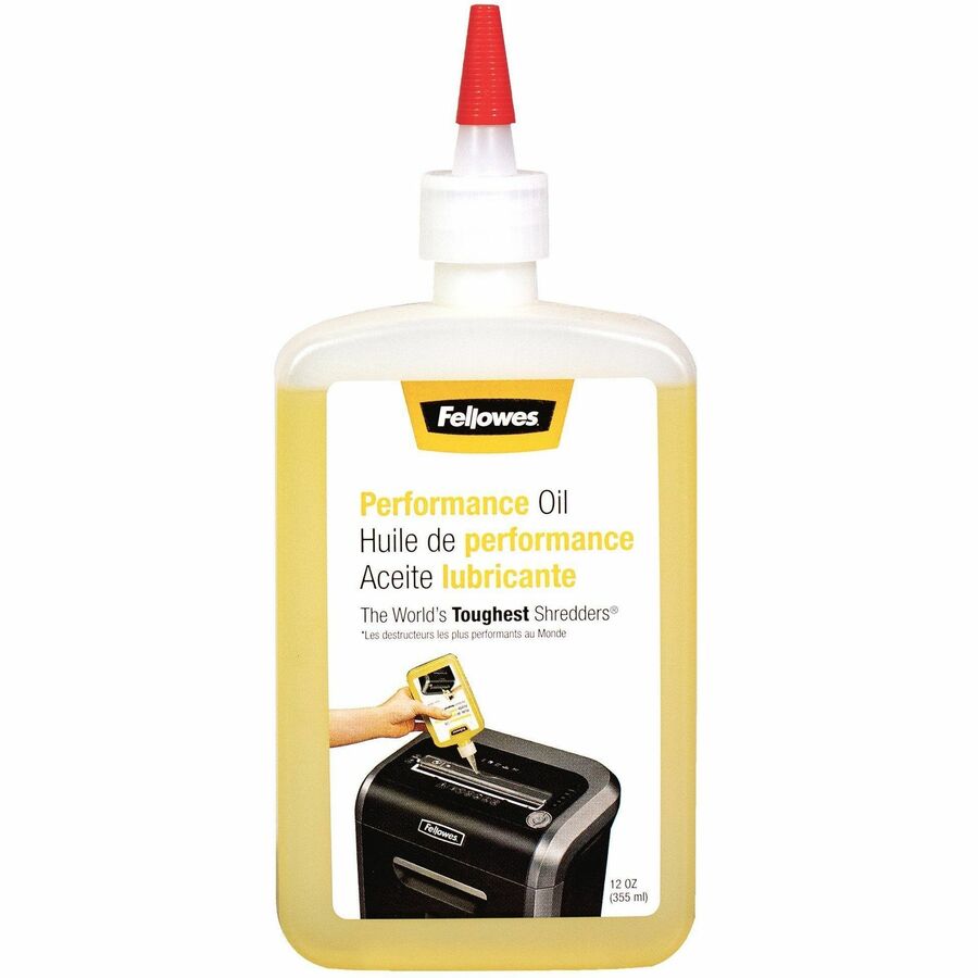 Fellowes Powershred&reg; Shredder Oil - 12 Oz. Bottle - 35250