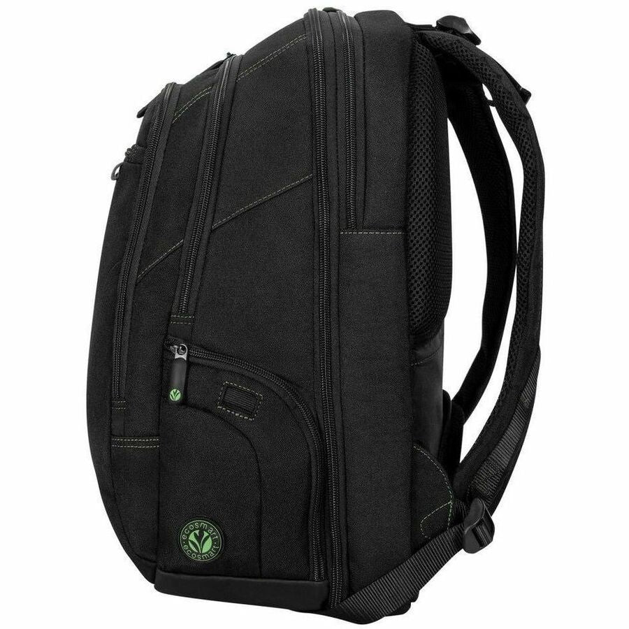 Targus Spruce EcoSmart TBB013US Carrying Case (Backpack) for 15.6" to 16" Notebook - Black/Green - TBB013US