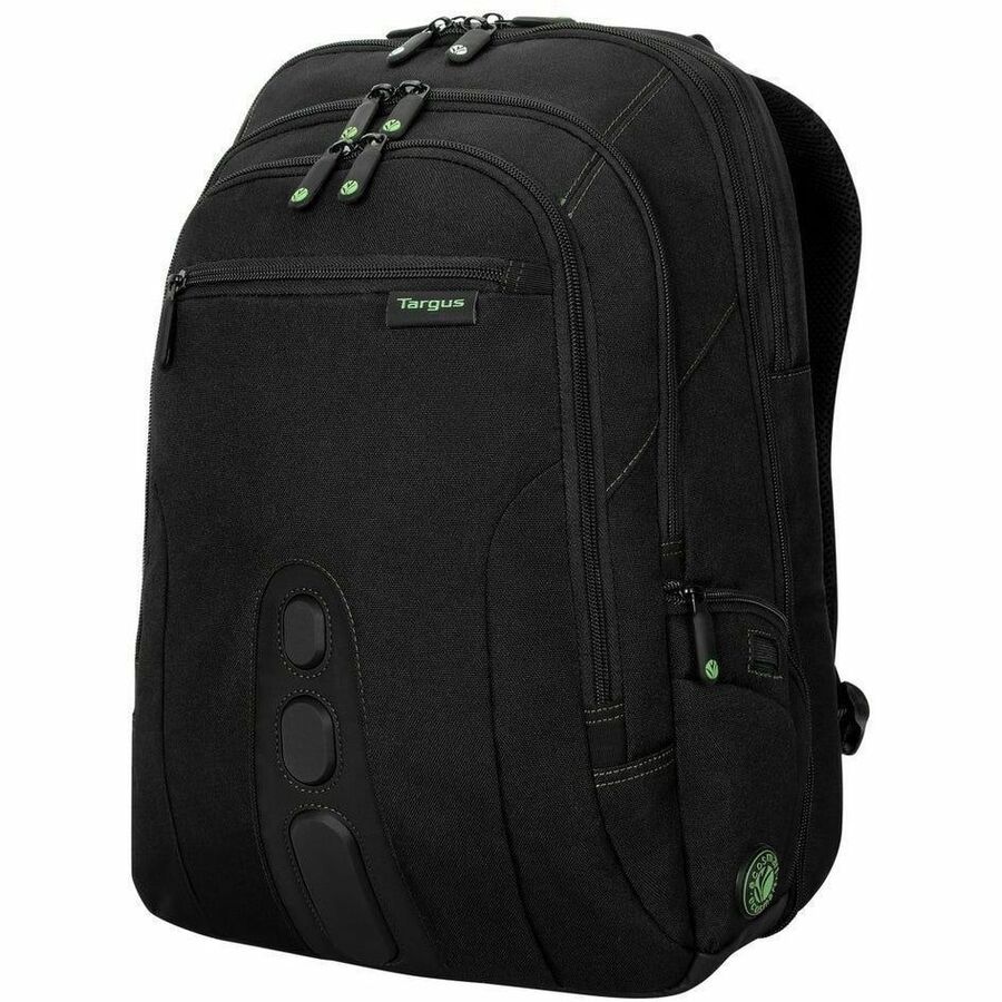 Targus Spruce EcoSmart TBB013US Carrying Case (Backpack) for 15.6" to 16" Notebook - Black/Green - TBB013US