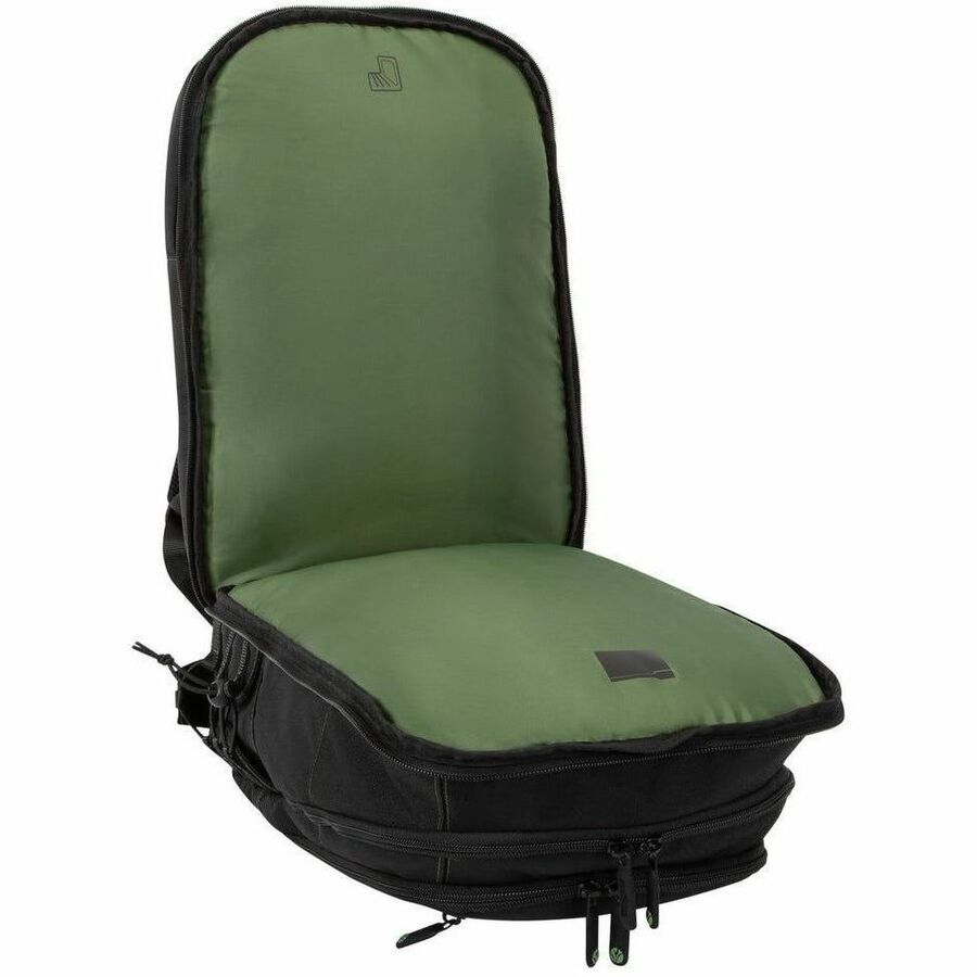 Targus Spruce EcoSmart TBB013US Carrying Case (Backpack) for 15.6" to 16" Notebook - Black/Green - TBB013US