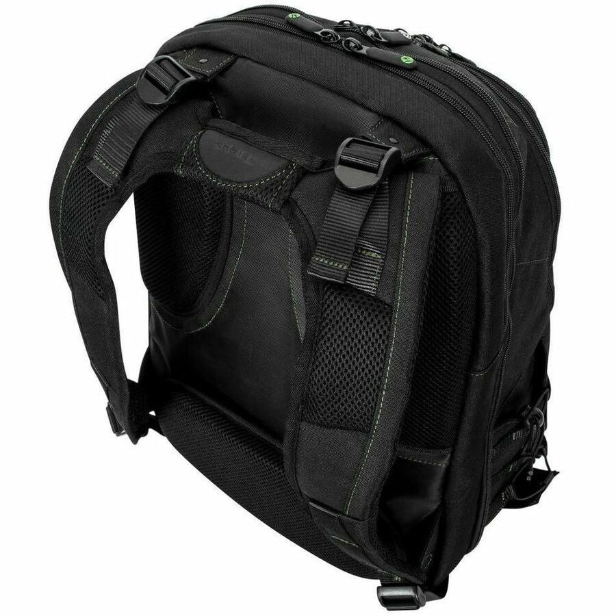 Targus Spruce EcoSmart TBB013US Carrying Case (Backpack) for 15.6" to 16" Notebook - Black/Green - TBB013US