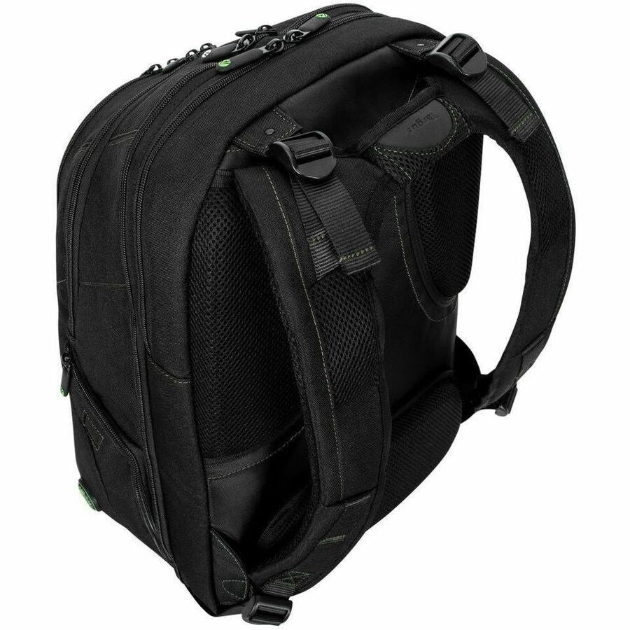 Targus Spruce EcoSmart TBB013US Carrying Case (Backpack) for 15.6" to 16" Notebook - Black/Green - TBB013US
