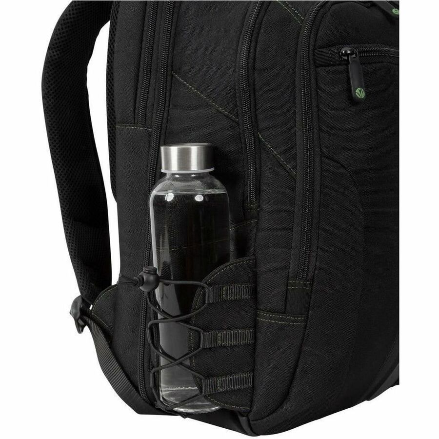 Targus Spruce EcoSmart TBB013US Carrying Case (Backpack) for 15.6" to 16" Notebook - Black/Green - TBB013US