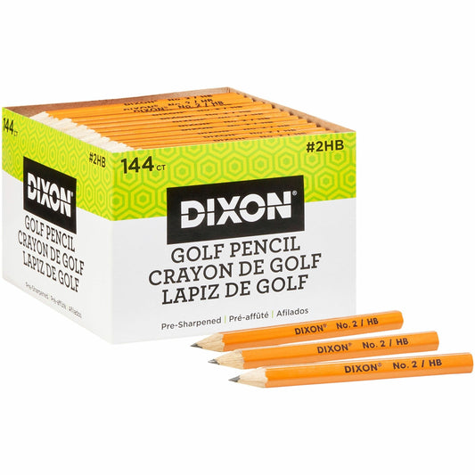 Dixon Pre-sharpened Wood Golf Pencils