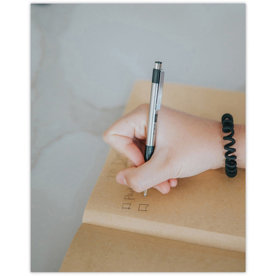 Zebra STEEL 3 Series F-301 Retractable Ballpoint Pen - 27112