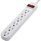Belkin 6 Outlet Power Strip - 3 foot cord - White - F9P609-03