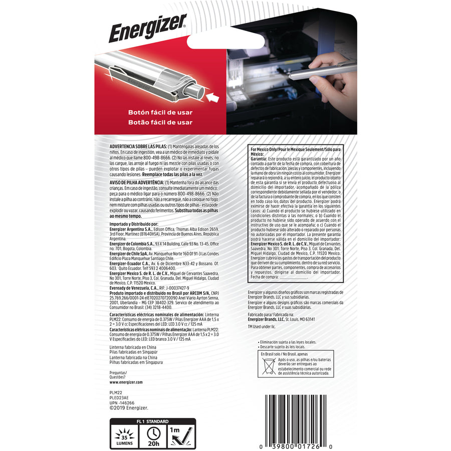 Energizer LED Pen Light - PLED23AEH