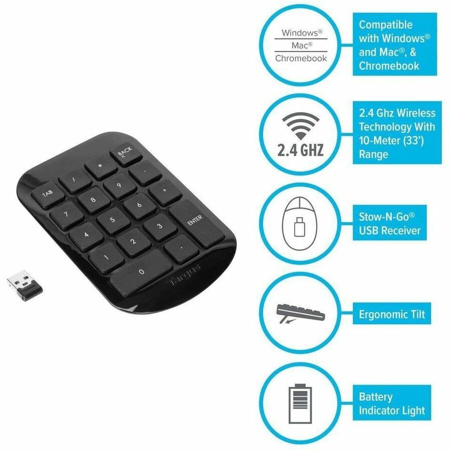 Targus Wireless Numeric Keypad - AKP11US