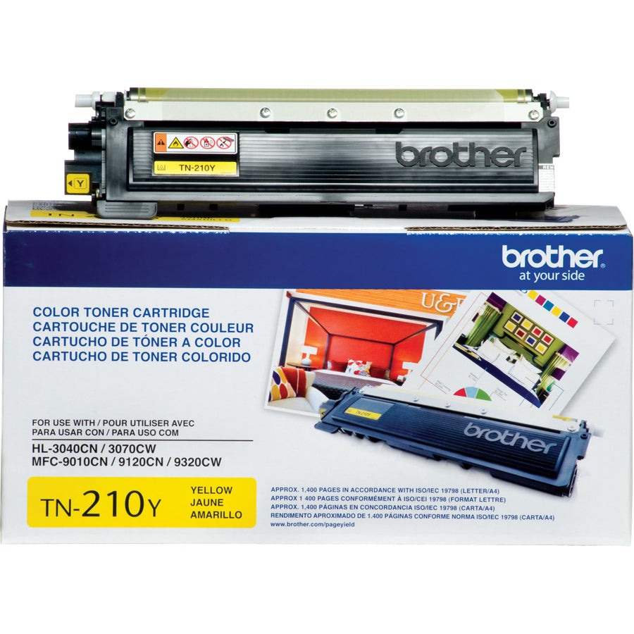Brother TN-210Y Original Toner Cartridge - TN210Y