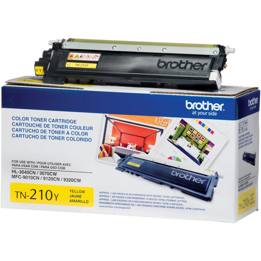 Brother TN-210Y Original Toner Cartridge - TN210Y