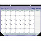 Blueline 2026-2027 13-Month Monthly Academic Desk Pad/Calendar - July to July - 21-1/4" x 16" - English