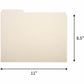 Business Source 1/3 Tab Cut Letter Recycled Top Tab File Folder - 17525