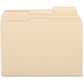 Business Source 1/3 Tab Cut Letter Recycled Top Tab File Folder