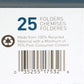 Business Source 1/3 Tab Cut Letter Recycled Hanging Folder - 17532