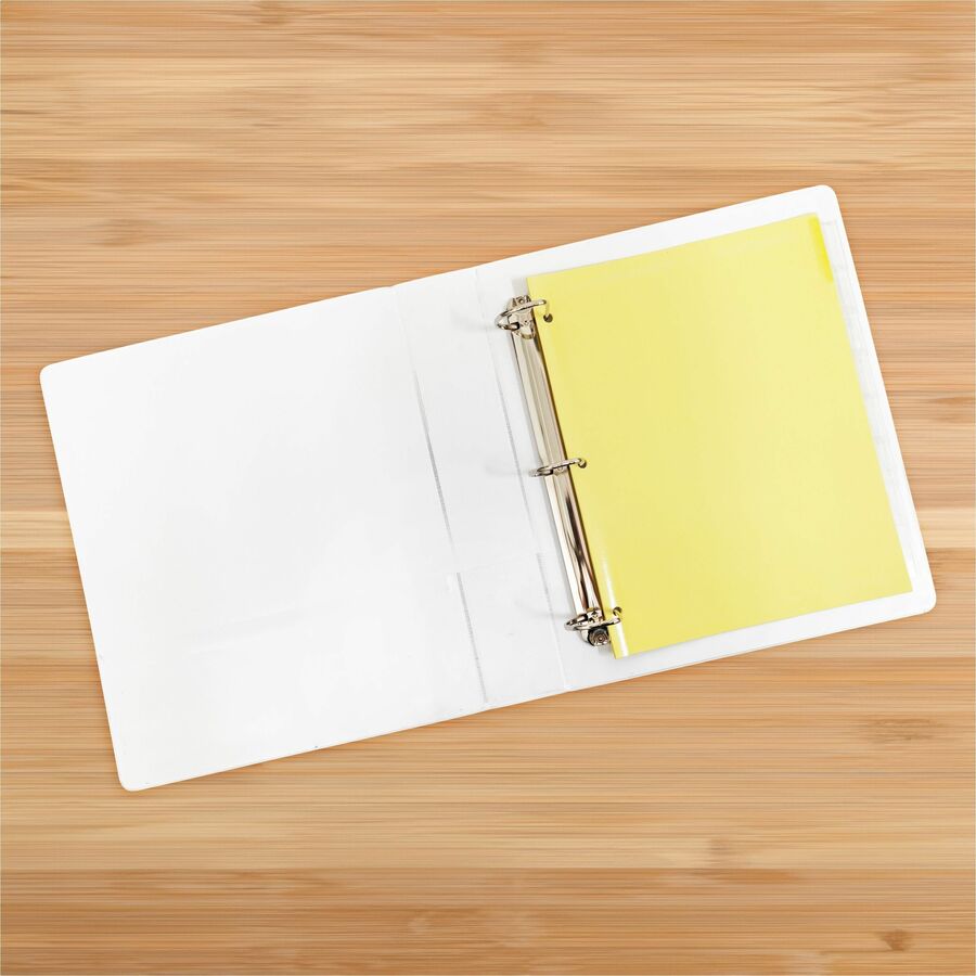 Business Source Buff Stock Ring Binder Indexes - 20069