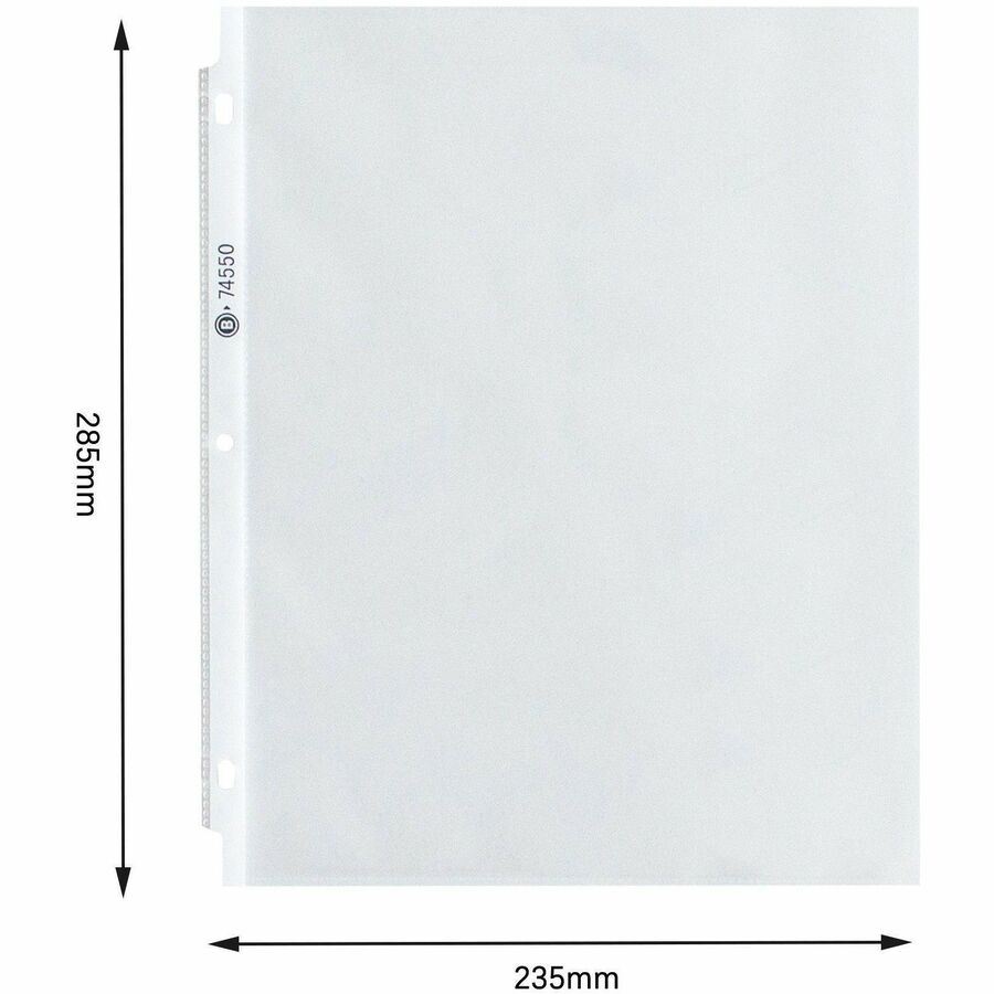 Business Source Top-Loading Poly Sheet Protectors - 74550